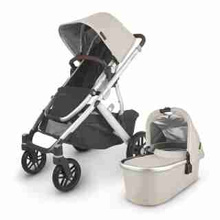 UPPAbaby VISTA V2 Stroller - DECLAN (oat Mélange/silver/chestnut leather)