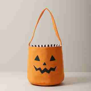 LIGHT UP HALLOWEEN TOTE, PUMPKIN