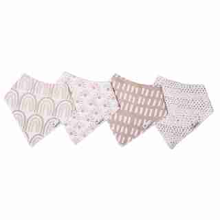 Set of 4 Bandana Bibs, Bliss