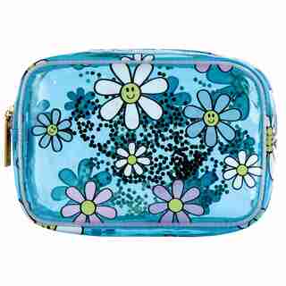 DAISIES CLEAR COSMETIC BAG