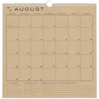Grille-calendrier classique