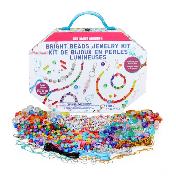 Bright Beads Jewelry Kit by Kid Made Modern Toys www.chapters.indigo.ca