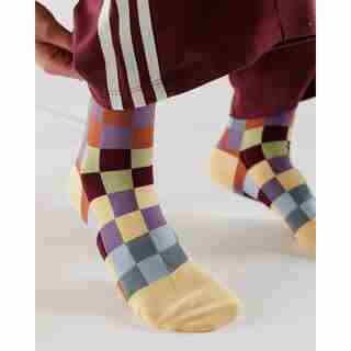 Crew Sock, Check Multi