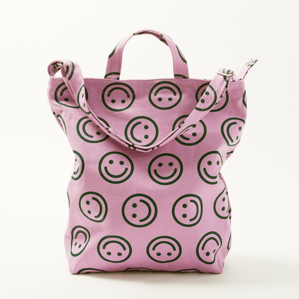 Duck Bag, Lavender Happy Face by Baggu Gifts www.chapters.indigo.ca
