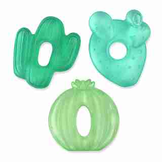 Itzy Ritzy Cutie Cooler - 3pk Water Tethingers - Cactus