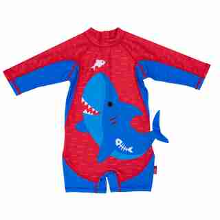 Combinaison de surf une pièce pour bébé / tout-petit - Sherman le requin - 6 à 12 mois