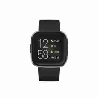 Versa 2 Health and Fitness Smartwatch, Black