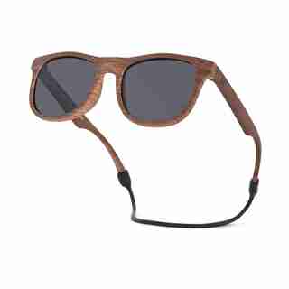 Hipsterkid GOLDs Baby Sunglasses Wood 3-6 Years