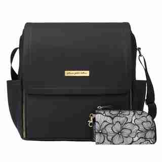 Petunia Pickle Bottom - Boxy Backpack in Black Matte Leatherette