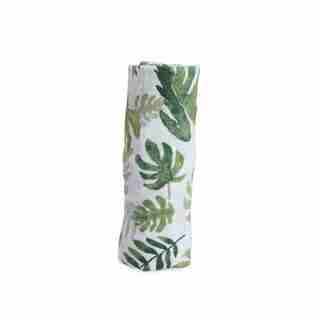 Little Unicorn Cotton Muslin Swaddle Single, Tropical Leaf