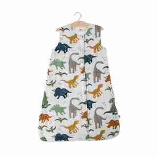 Little Unicorn Cotton Muslin Sleep Bag - Dino Friends