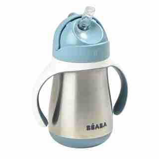 Stainless Steel Straw Sippy Cup - Rain