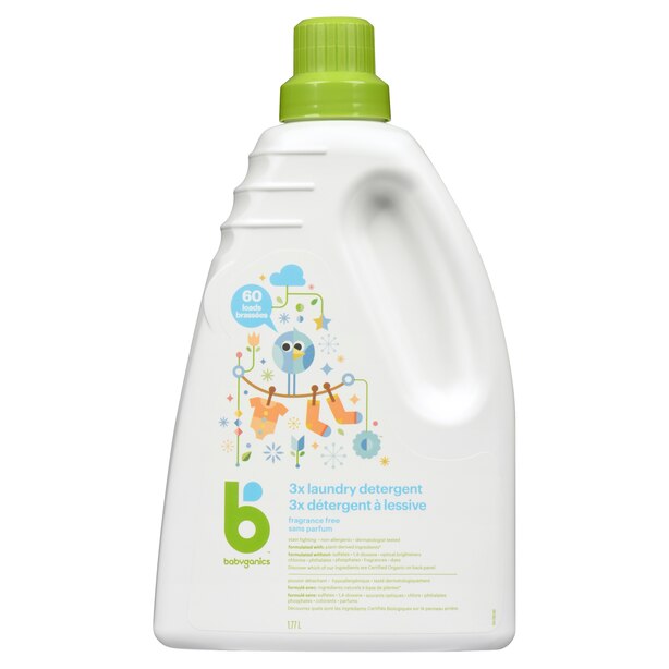 Babyganics Laundry Detergent Fragrance Free 1.77 L by babyganics