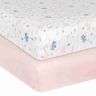 Organic 2PK Muslin Sheet - Botanical