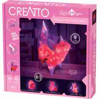 Thames & Kosmos Creatto: Starlight Kitty & Cutie Crew (DIY Light-Up Crafting Kit)