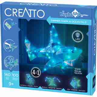 Creatto: Shimmer Shark & Ocean Pals (DIY Light-Up Crafting Kit)