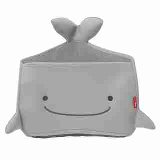 Sac de rangement en coin pour jouets de bain Moby, gris