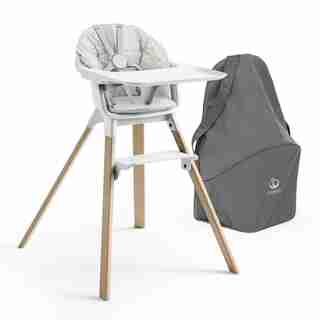 Stokke® Clikk™ Blanc avec sac de voyage et le coussin
