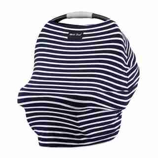 MILK SNOB MULTI USE BABY CAR SEAT COVER MARINE STRIPE