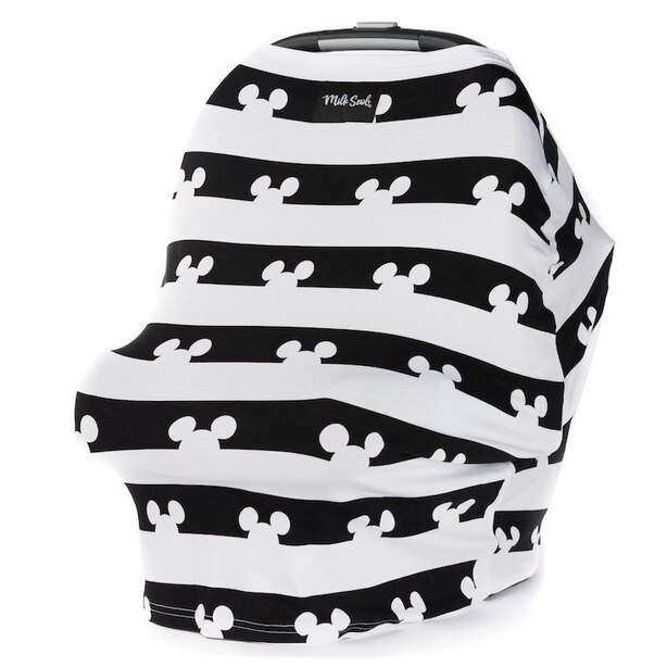 MILK SNOB MULTI USE BABY CAR SEAT COVER MICKEY MOUSE by Milk Snob