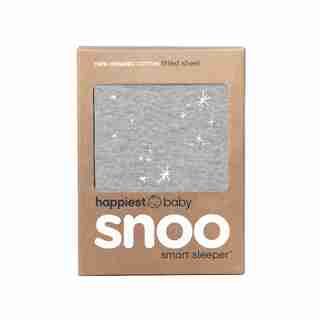 SNOO mattress sheet organic cotton, GREY PLANETS