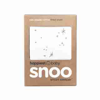 SNOO mattress sheet organic cotton, WHITE PLANETS