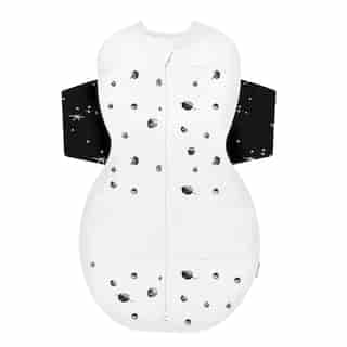 Snoo Sack Ivory Planets with Black Wing Small