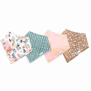 Copper Pearl bavoirs bandanas Autumn ensemble de 4