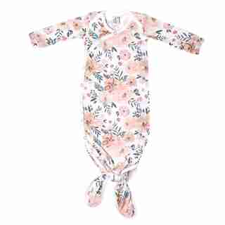 Newborn Knotted Gown, Autumn