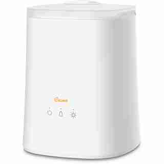 Crane Ultrasonic Cool Mist Color Changing Humidifier, White