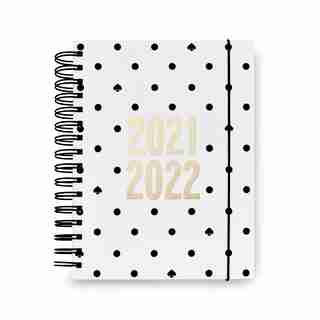 Kate Spade New York 17 Month Large Planner, Black Spade Dot