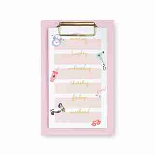 Kate Spade New York Desktop Weekly List, Fashionably Late