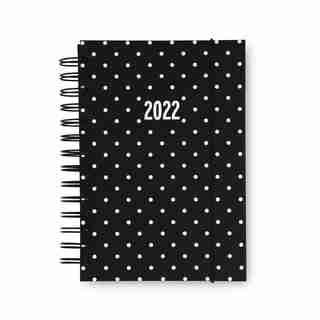 Agenda de 12 mois moyen – Kate Spade New York, Pois noirs