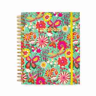 BAN.DO 17 MONTH LARGE PLANNER, MAGIC GARDEN MINT EXCLUSIVE