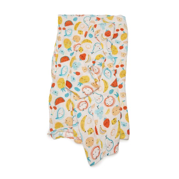 Loulou Lollipop Muslin Swaddle Cutie Fruit by Loulou Lollipop Gifts
