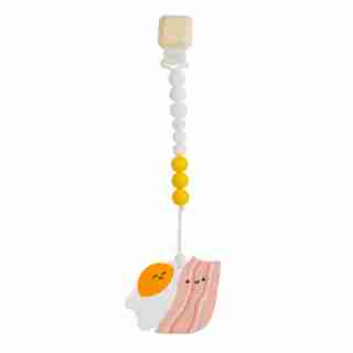 Loulou Lollipop Teether Set Bacon and Egg