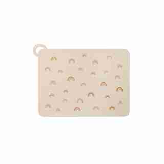 Silicone Printed Placemat, Rainbow