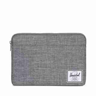 HERSCHEL ANCHOR 13" MACBOOK SLEEVE RAVEN CROSSHATCH