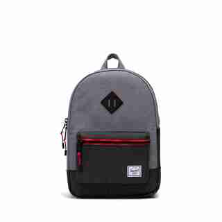 Heritage Youth-Mid Grey Crosshatch/Black Crosshatch