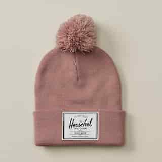 Abbott Youth Pom Beanie, Ash Rose