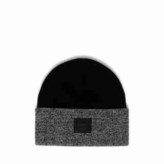 Elmer Beanie, Black/Heather Black