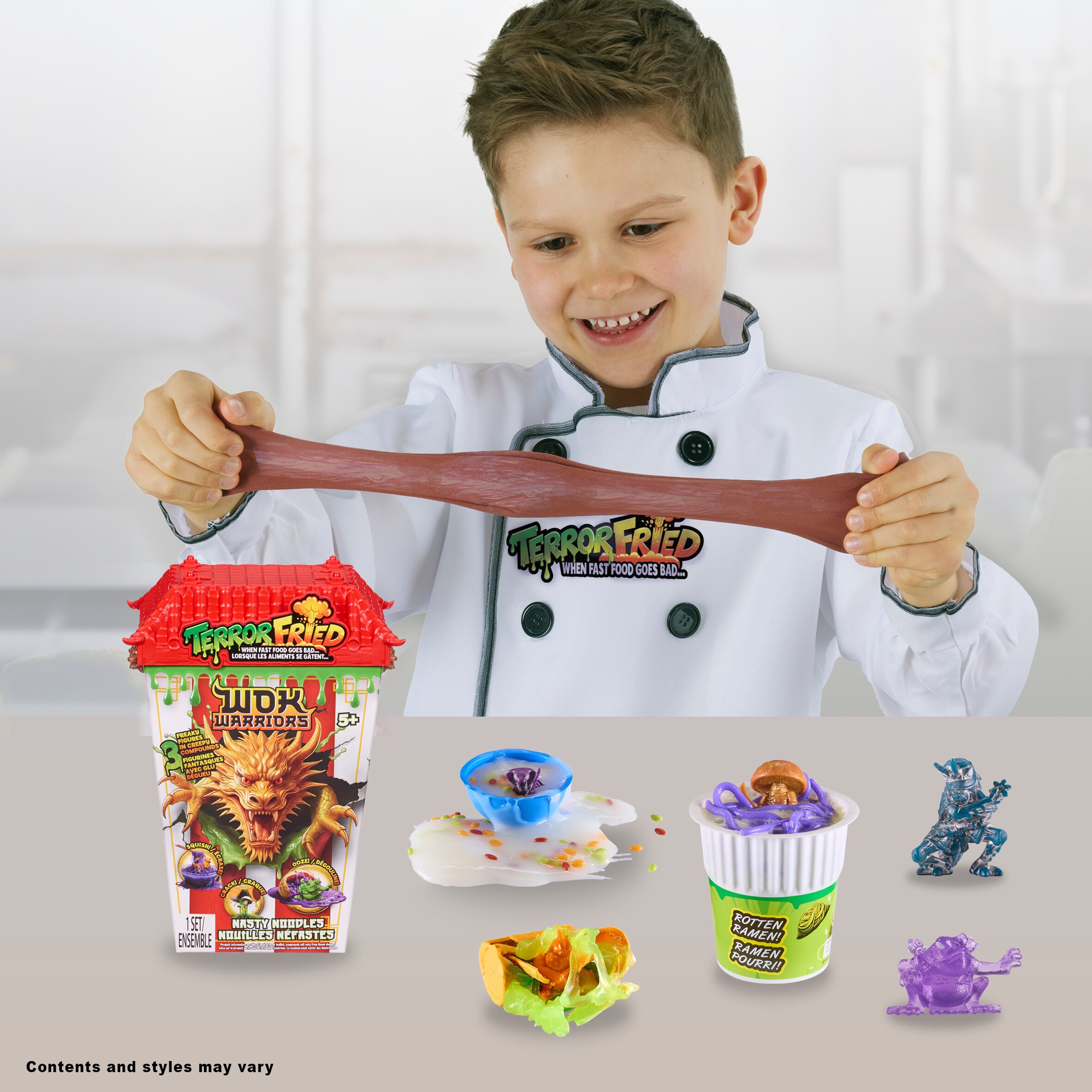 Terror Fried Wok Warriors Stir Fry Surprise | Gross Collectables With Slime Play | Boys Aged 5-10 | Multiple Compound Play
