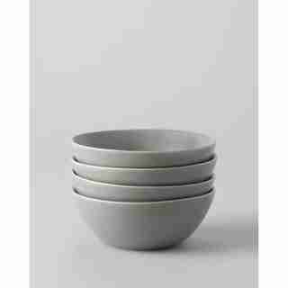Les bols du petit-déjeuner, gris tourterelle