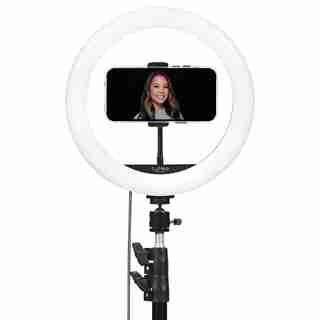 LuMee Studio RGB Ring Light, Black, 10"