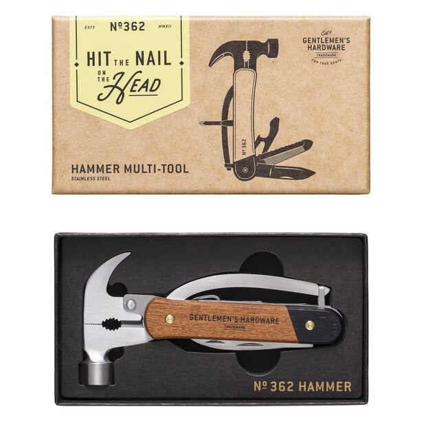 Hammer MultiTool, Wood by Gentlemen's Hardware Toys www.chapters.indigo.ca