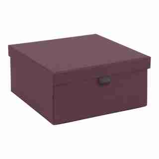 BOÎTE DE RANGEMENT CARRÉE LEVI – POURPRE