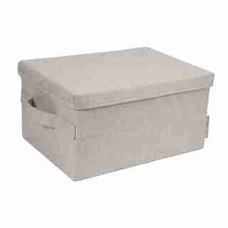 BIGSO SOFT STORAGE BOX BEIGE SMALL