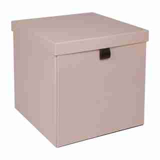 OUI X BIGSO LOGAN LARGE SQUARE STORAGE BOX DUSTY ROSE
