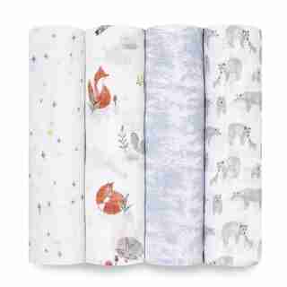 Naturellement - Pack de 4 langes classiques