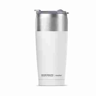 ASOBU TIED INSULATED TUMBLER 20 OZ WHITE